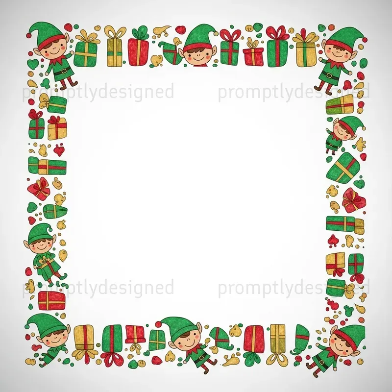 Playful Christmas Sticky Note Designs