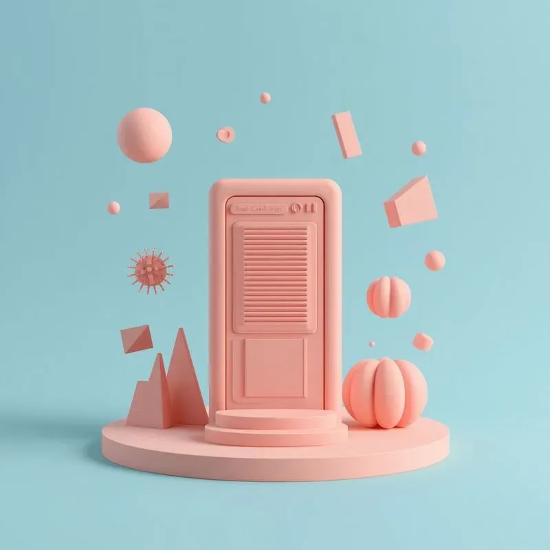 3d Minimalist Clay Tech Houses