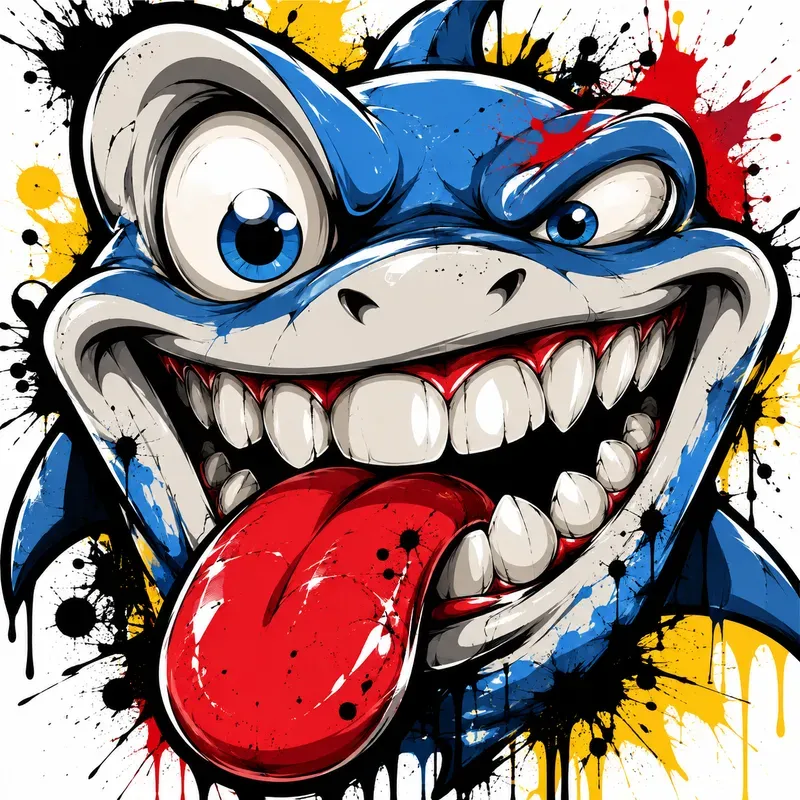 Graffiti Cartoon Face Portrait Generator