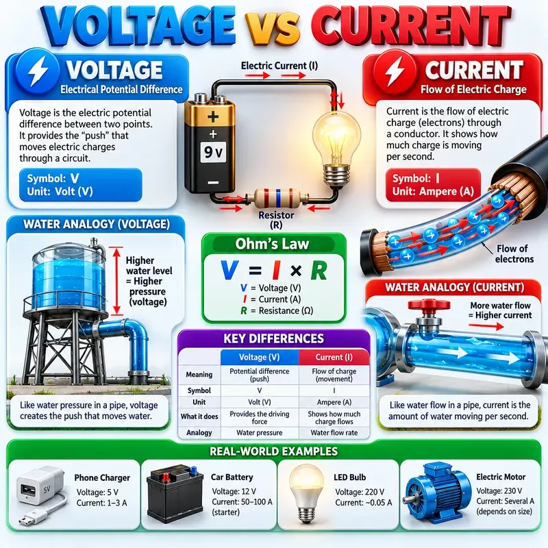 3D Technical Comparison Infographics