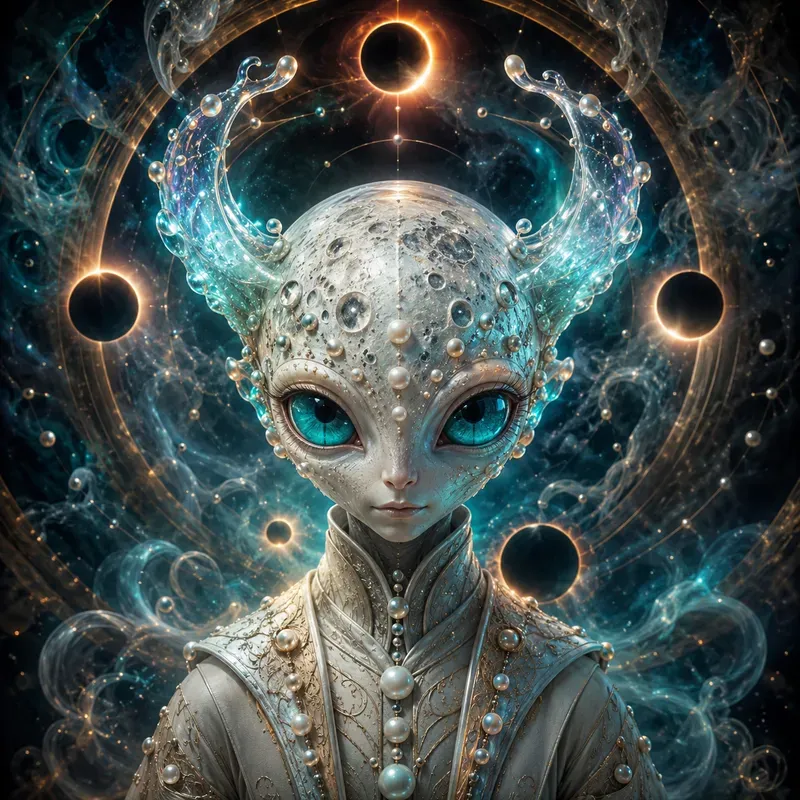 Psychedelic Alien Portrait Generator