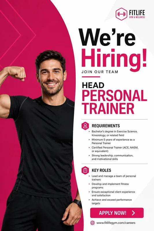 Modern Corporate Hiring Posters