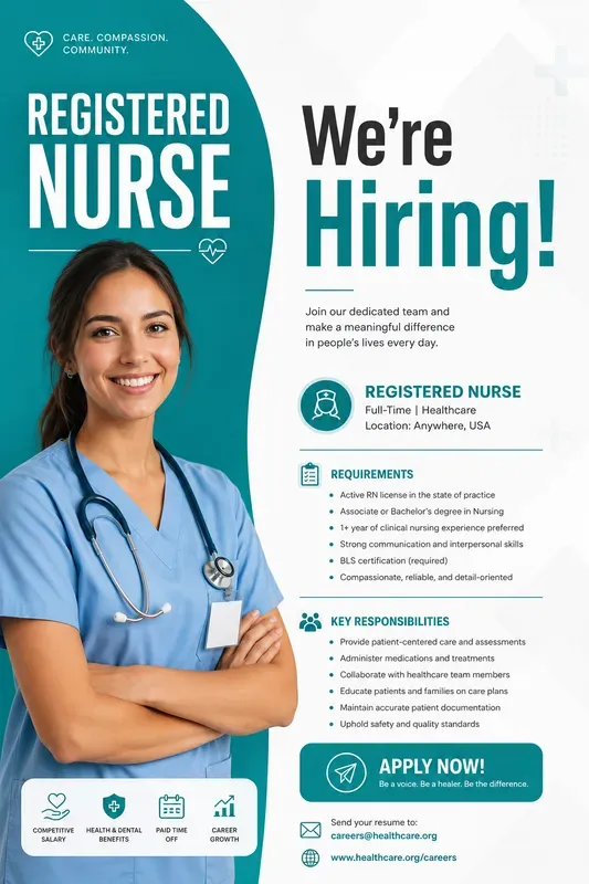 Modern Corporate Hiring Posters