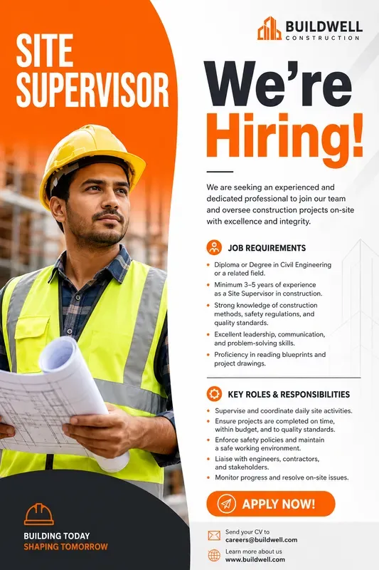 Modern Corporate Hiring Posters