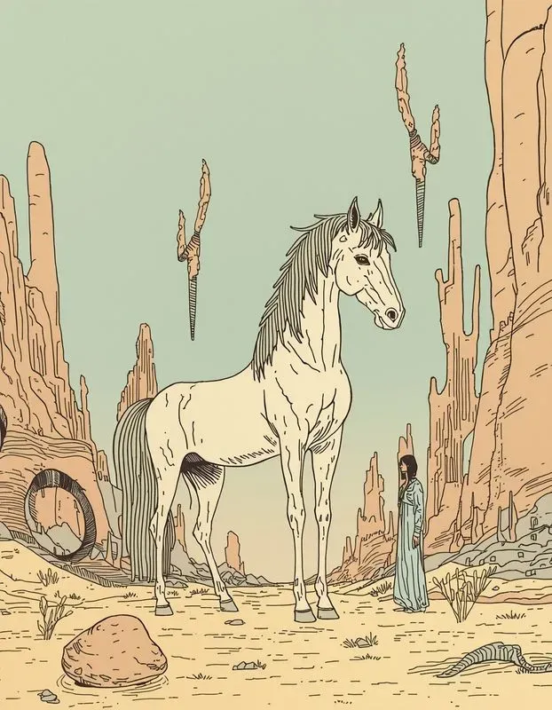 Moebius Surrealist Scifi