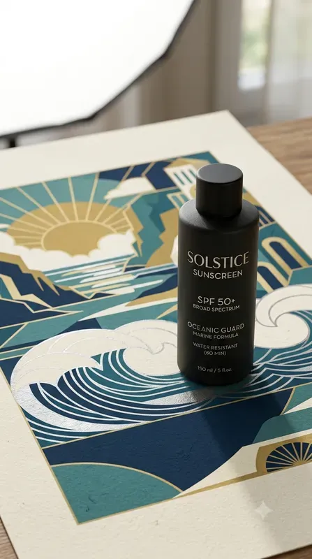 Fine Art Deco Ocean Product Layouts