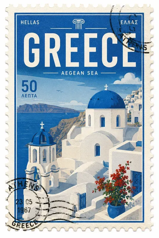 Vintage Travel Stamp Vectors