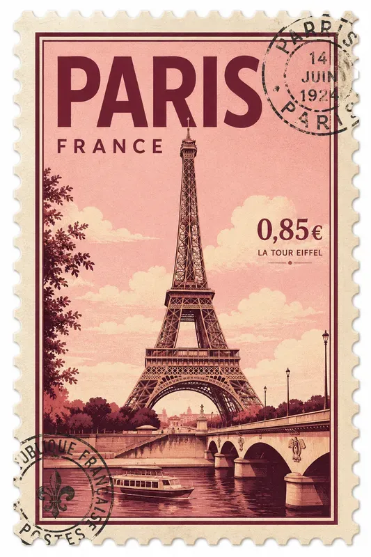 Vintage Travel Stamp Vectors