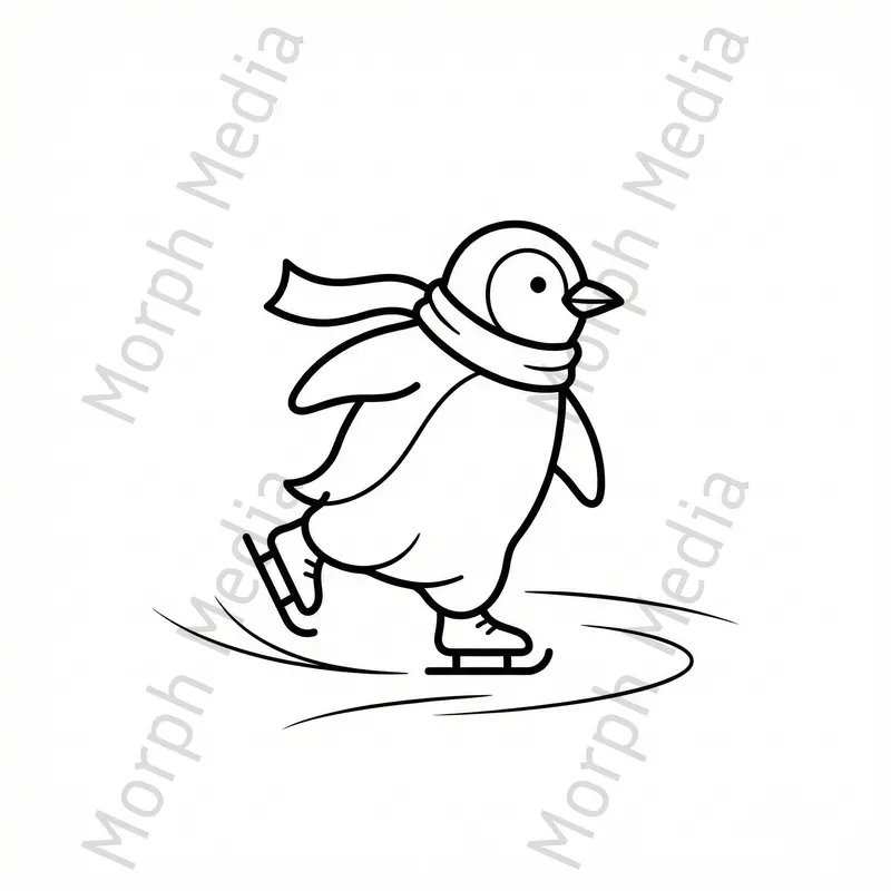 Minimal Line Art Character Illustrations
