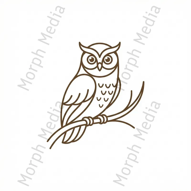 Minimal Line Art Character Illustrations