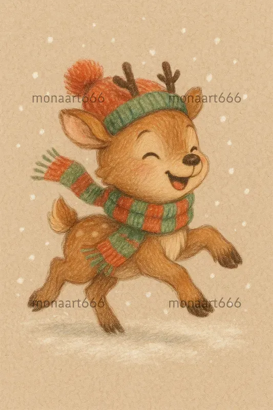 Cozy Winter Whimsy Illustrations