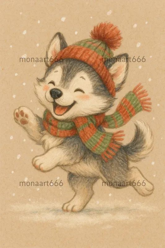 Cozy Winter Whimsy Illustrations