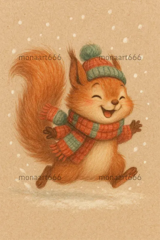 Cozy Winter Whimsy Illustrations