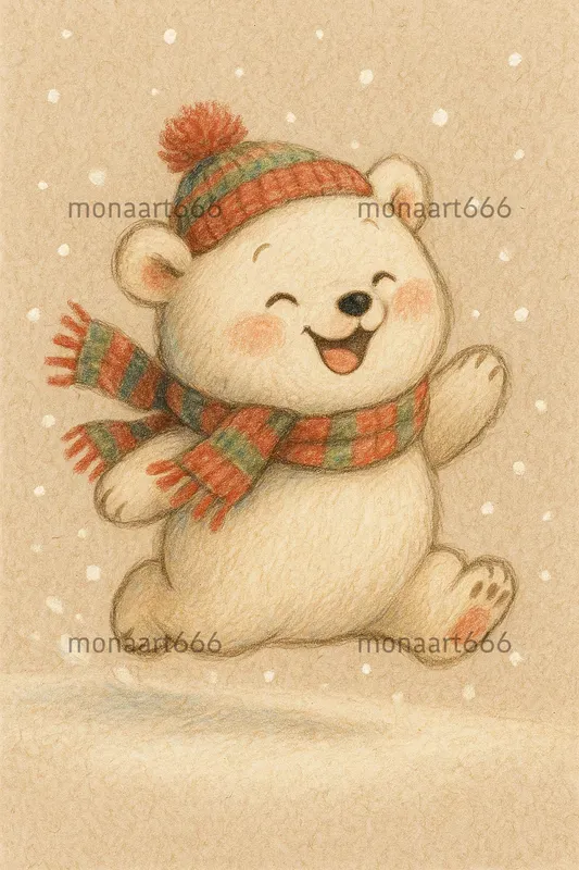 Cozy Winter Whimsy Illustrations