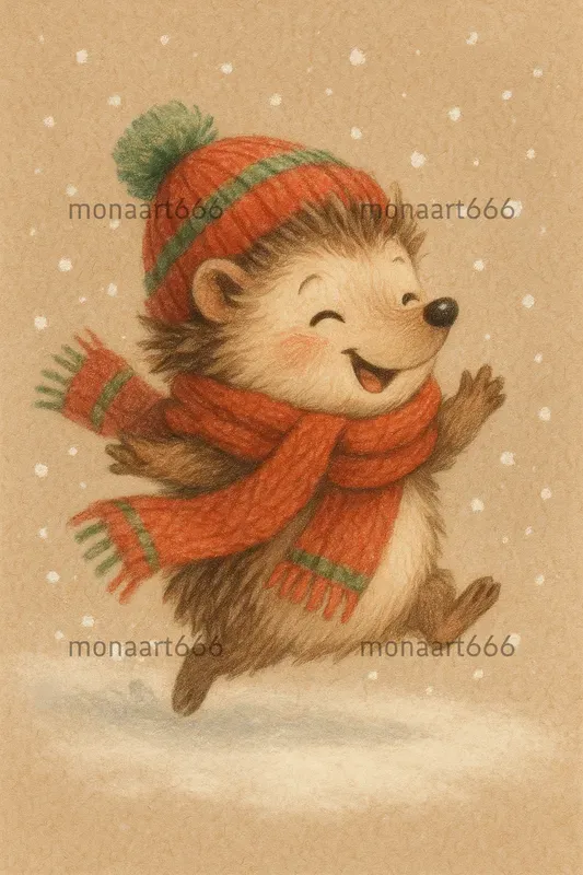 Cozy Winter Whimsy Illustrations