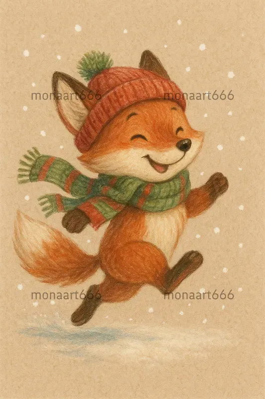 Cozy Winter Whimsy Illustrations