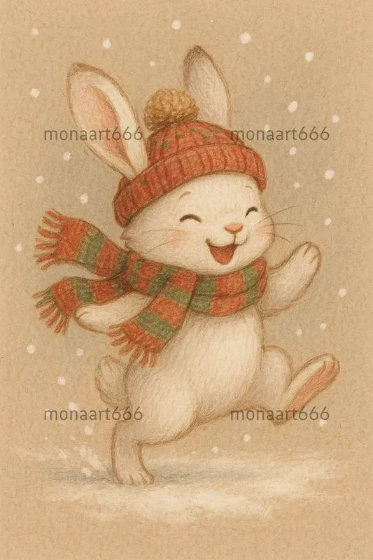 Cozy Winter Whimsy Illustrations