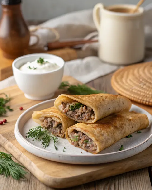 Crispy Slavic Blini