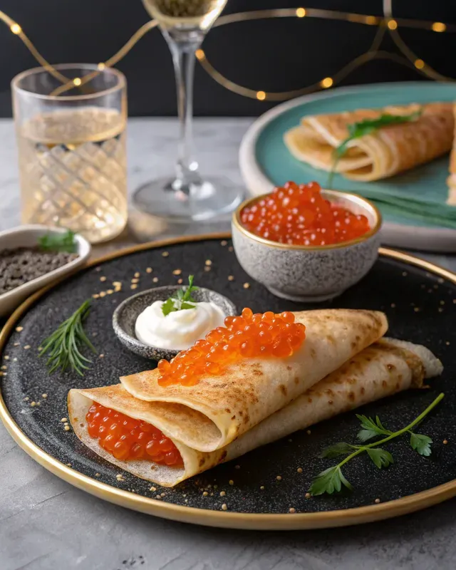 Crispy Slavic Blini