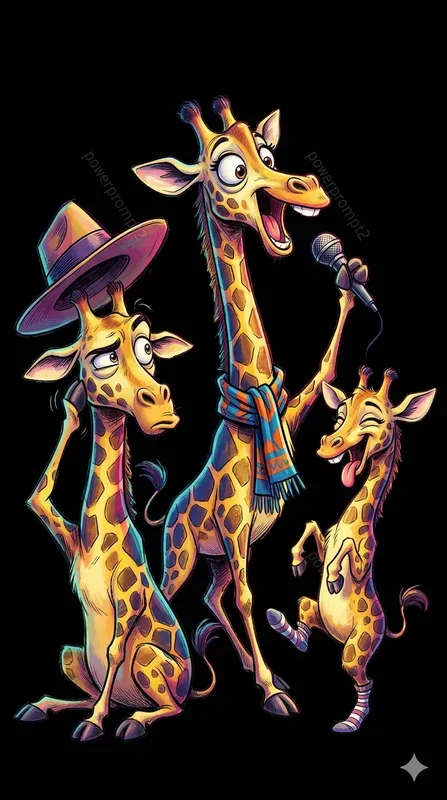 Triple Mood Caricatures