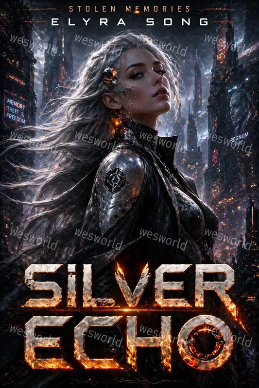 Cyberpunk Scifi Character Book Covers