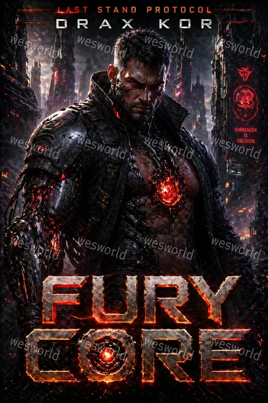 Cyberpunk Scifi Character Book Covers