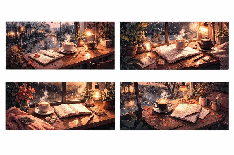 Desk Mat Pod 4 Themed Wide Designs