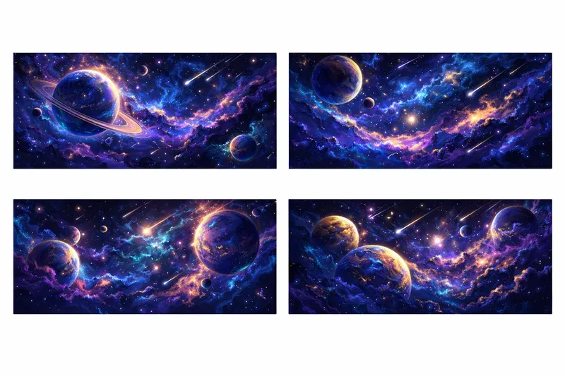 Desk Mat Pod 4 Themed Wide Designs