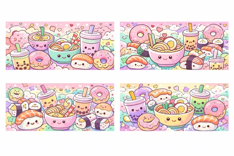 Desk Mat Pod 4 Themed Wide Designs
