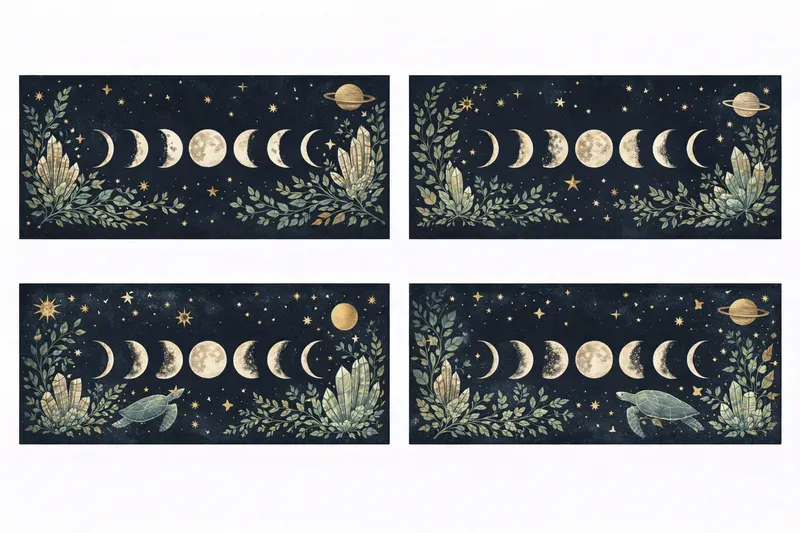 Desk Mat Pod 4 Themed Wide Designs