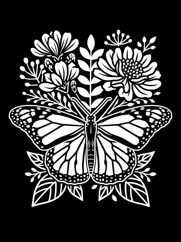 Black Background Coloring Book Pages