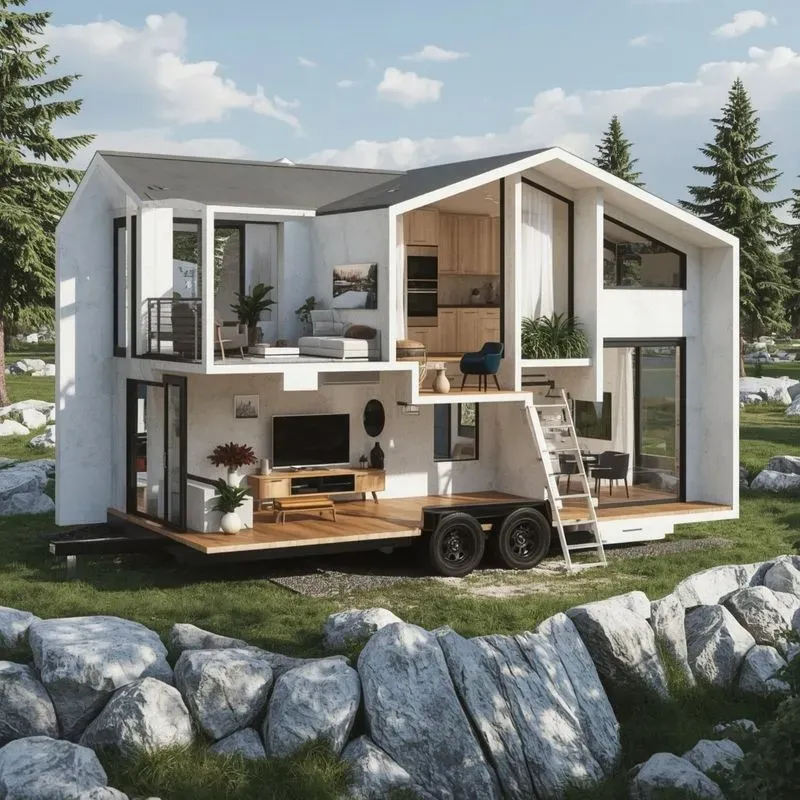 Luxury Tiny House Cutaways