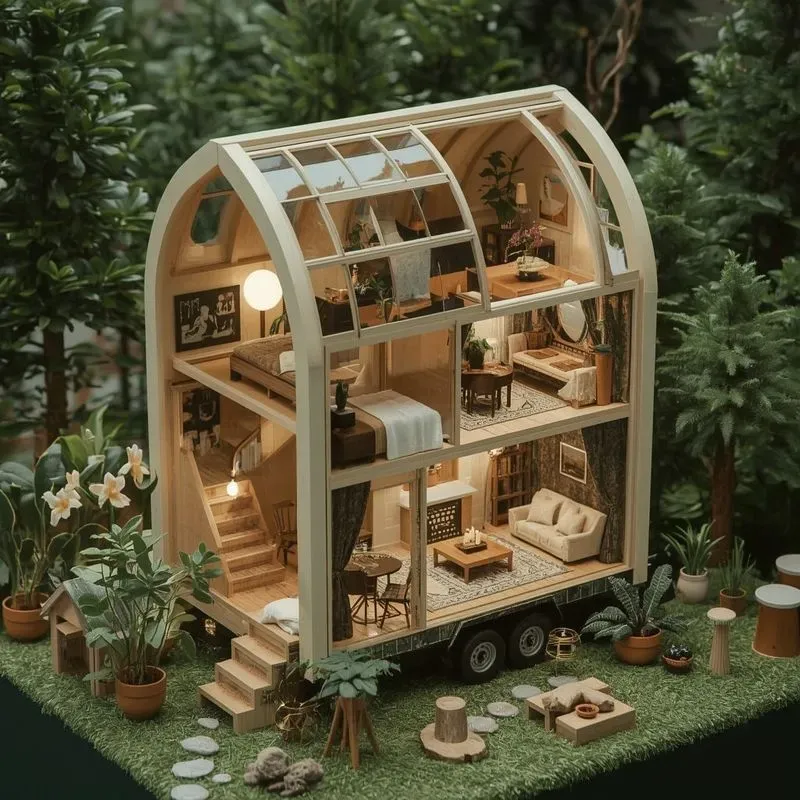 Luxury Tiny House Cutaways