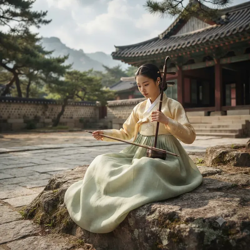 Cinematic Korean Hanbok Portraits
