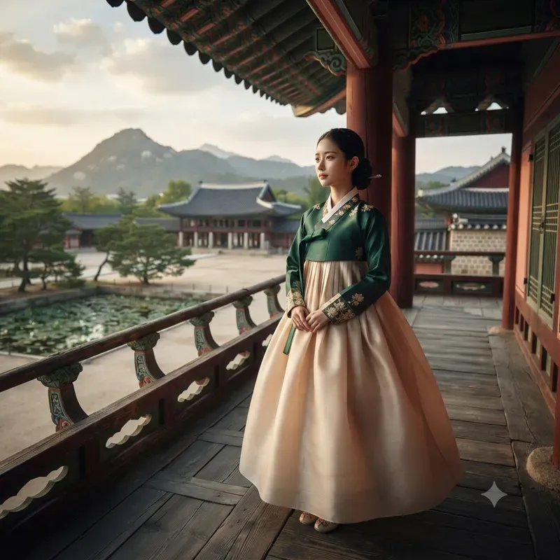 Cinematic Korean Hanbok Portraits