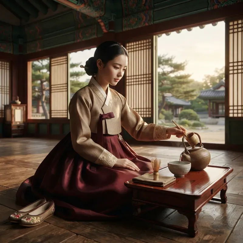 Cinematic Korean Hanbok Portraits