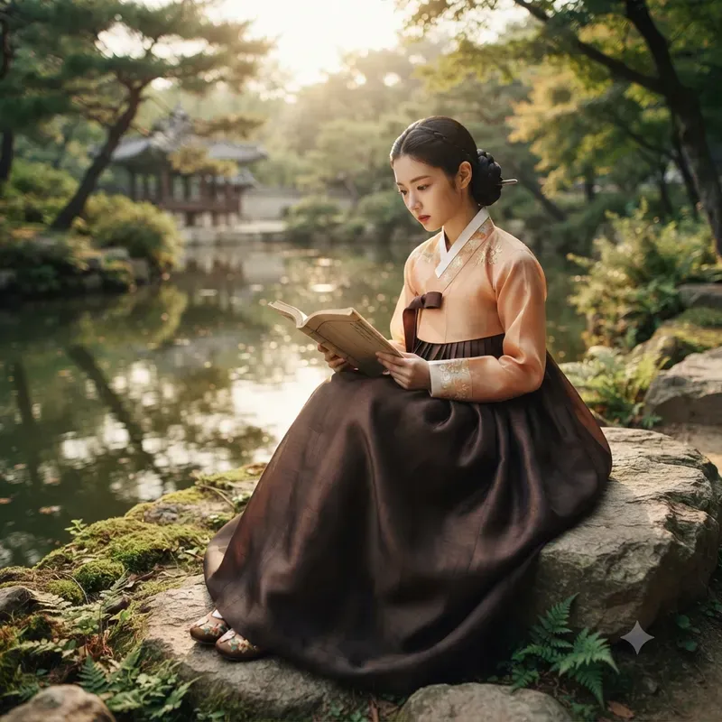 Cinematic Korean Hanbok Portraits