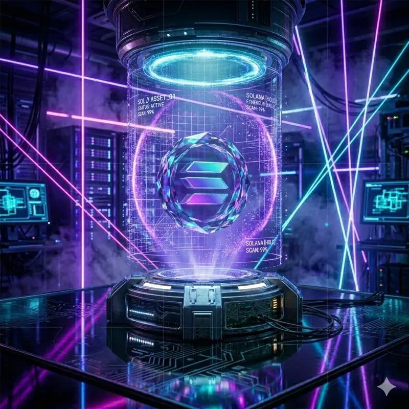 Cyberpunk Crypto Hologram Projectors