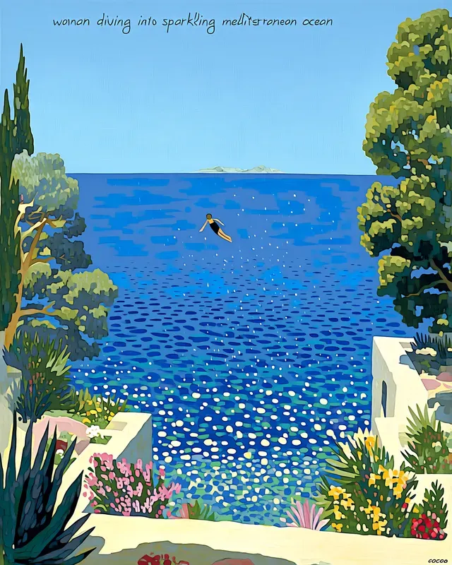 Mediterranean Summer Posters