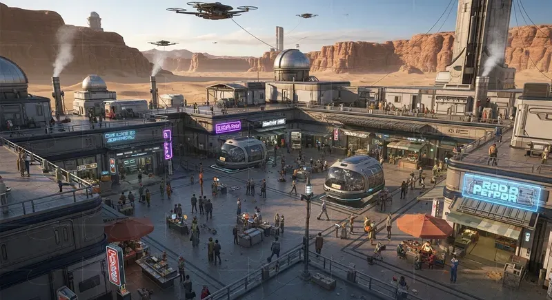 Steampunk Fantasy Cities