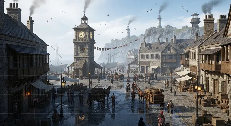 Steampunk Fantasy Cities