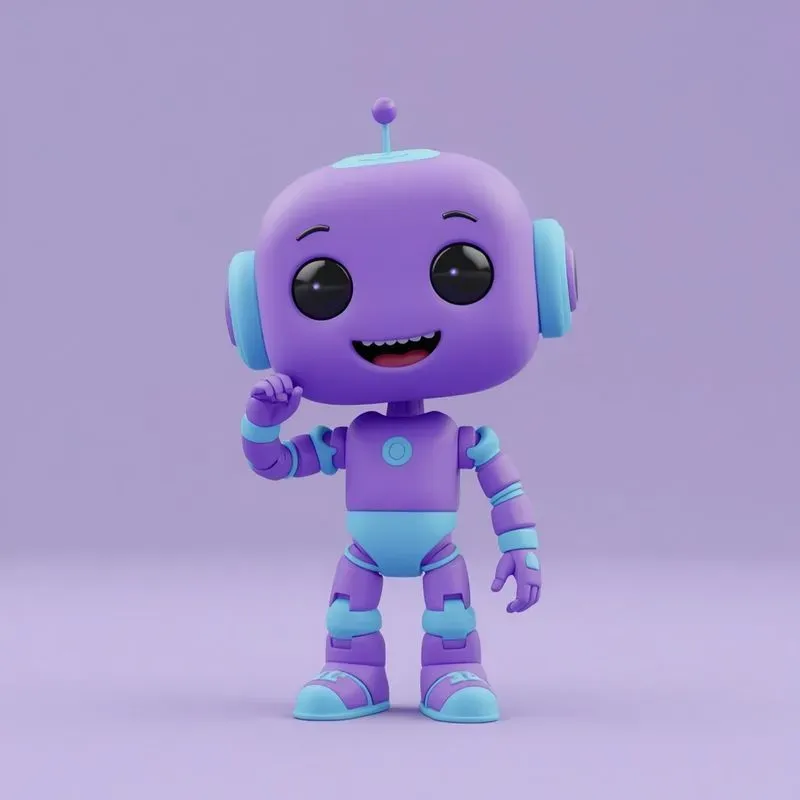 Cute 3D Clay Mascot Characters