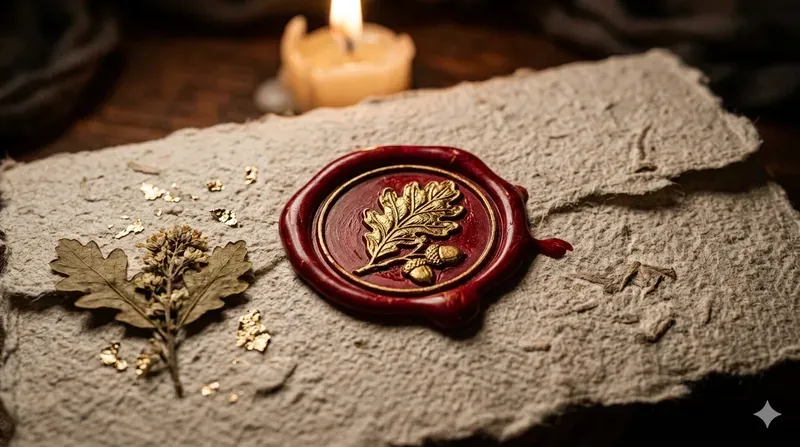 Botanical Wax Seal Impressions