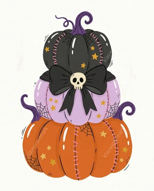 Crooked Charms Halloween Cliparts