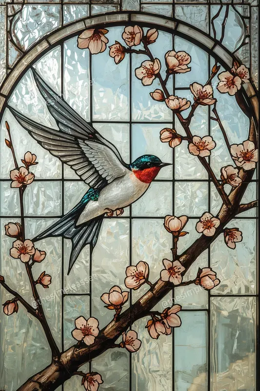 Art Nouveau Stained Glass