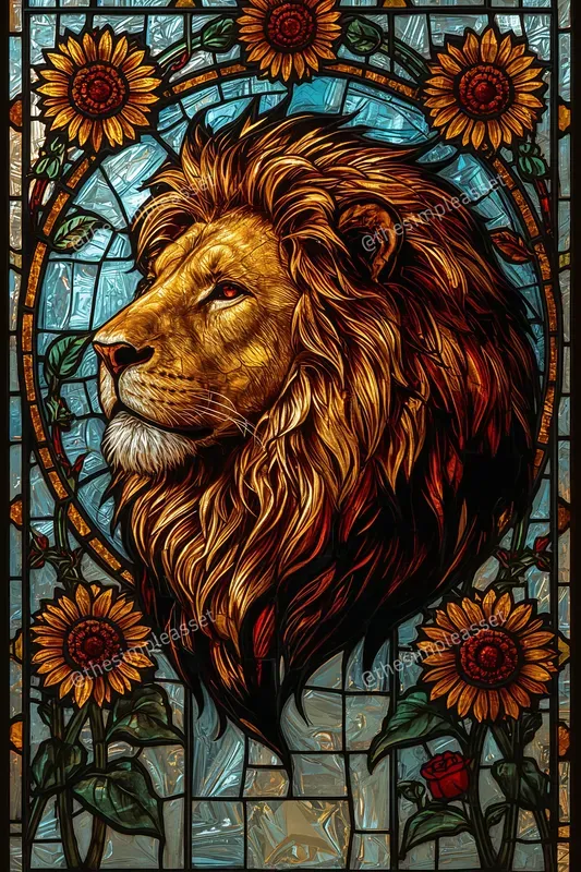 Art Nouveau Stained Glass