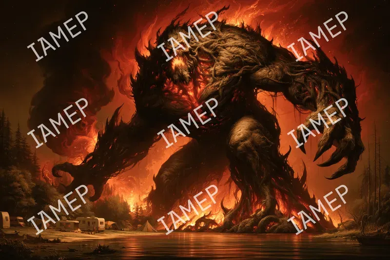 Monsters Invade Our World Illustrations