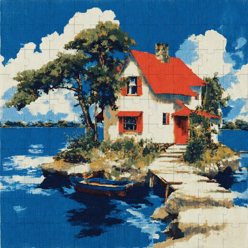 Pixel Art Mosaics Needlepoint Retro