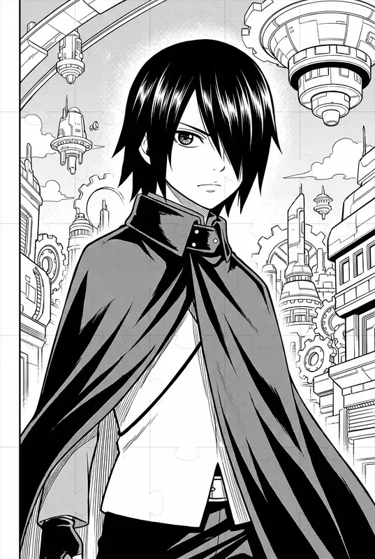 Hiro Mashima Style Edens Zero Manga Art