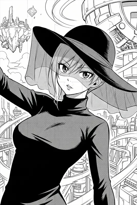 Hiro Mashima Style Edens Zero Manga Art